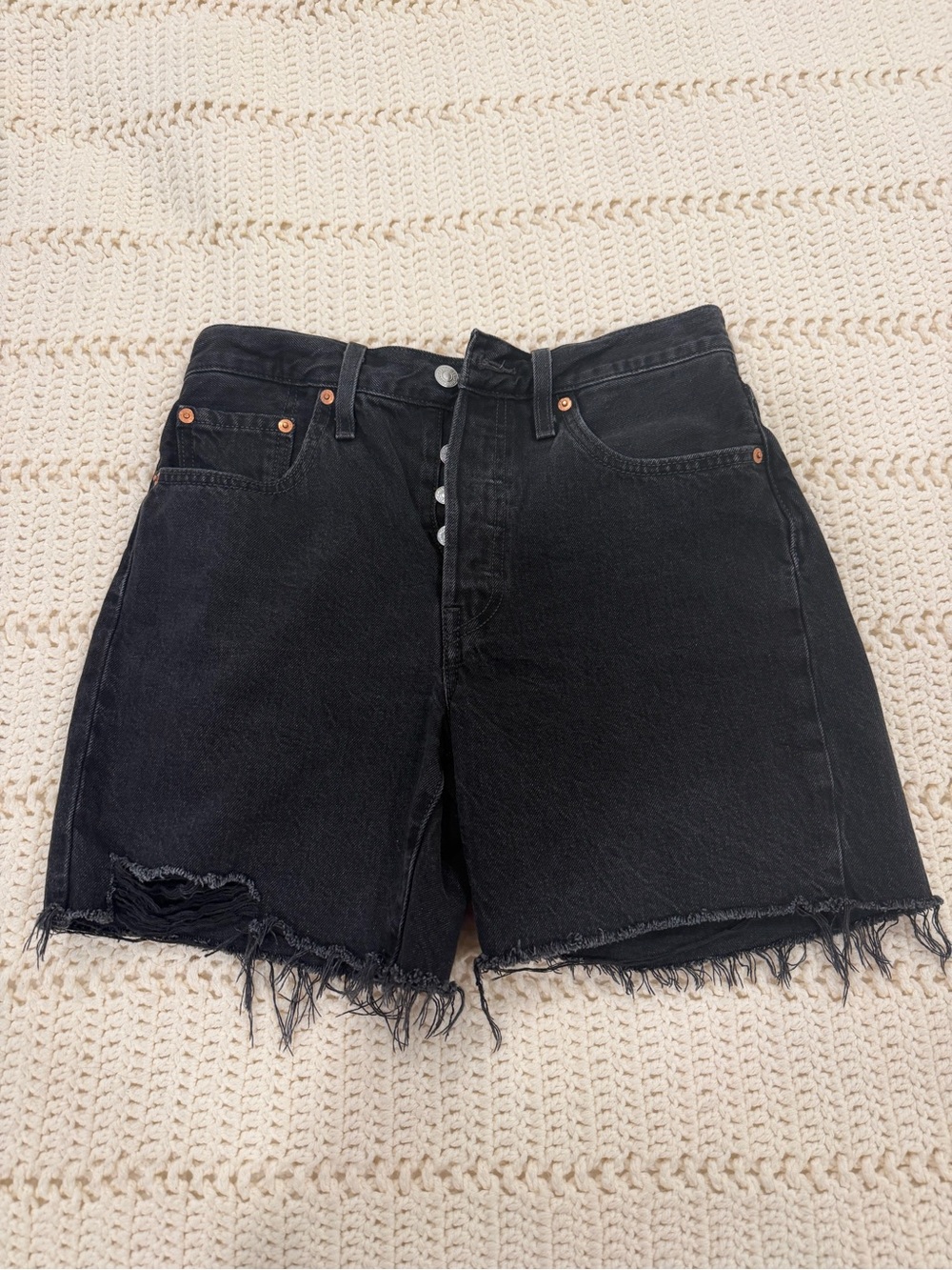 Levi’s 501 High-Waist Denim Shorts